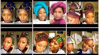 8 EASY Head wraps [upl. by Anier]