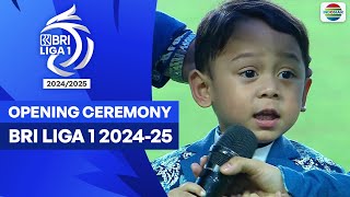 Terlalu Gumush Abang L Nyanyikan quotIndonesia Pusakaquot  Opening Ceremony BRI Liga 1 20242025 [upl. by Kirred]