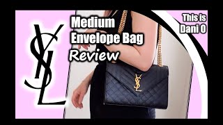 YSL medium envelope bag review  Should you buy it  Saint Laurent [upl. by Llenrub]