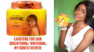 Carotone Cream for body Lightening Brightening whitening My Honest review [upl. by Wolfson]