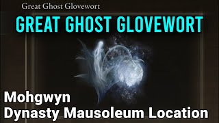 Great Ghost Glovewort in Mohgwyn Dynasty Mausoleum How to get to Mohgwyn Palace  Elden Ring [upl. by Gunther]