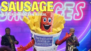 The Masked Singer Sausage All Clues Performances amp Reveal [upl. by Mirna]