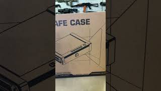 Wosport Safe Case für Handfeuerwaffen im Bereich Airsoft SRS und RAM Abschließbar über Fingerprint [upl. by Nylikcaj]