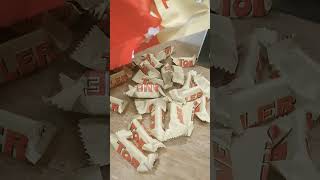 toblerone chocolate shortvideos tobleron chocolate yummy [upl. by Lehcor]