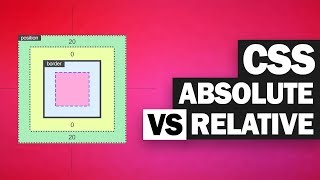 CSS Absolute vs Relative Position EXPLAINED [upl. by Naerol]