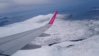 Norway Tromsø airport winter landing  Arctic Winter Wonderland [upl. by Llenrac]