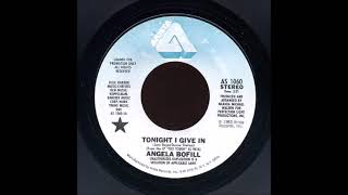 Angela Bofill – Tonight I Give In Promo 45 Stereo Mix [upl. by Novert]