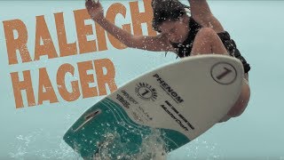 Raleigh Hager  Day 1 Wakesurfing [upl. by Almire]