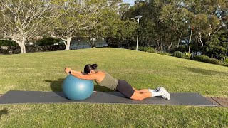 Stability Ball Rollout [upl. by Feune]