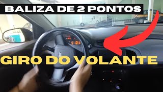 passo a passo para não errar o giro do volante no exame do Detran  baliza 🚘 [upl. by Elon]