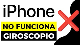 SOLUCION no Funciona Giroscopio Iphone 2024  Iphone no Gira la Pantalla [upl. by Edecrem376]