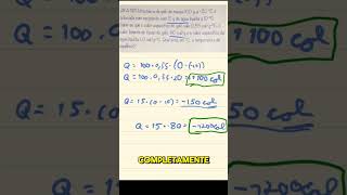 Termometria água e gelo parte 3 fisica termometria matematica maths exatas concurso enem [upl. by Laundes]