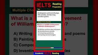 IELTS Academic AC Reading Multiple Choice [upl. by Naz]