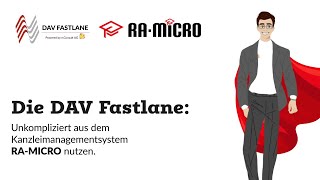 Die DAV Fastlane Unkompliziert aus Ihre Kanzleisoftware RAMICRO nutzen [upl. by Artnoed]