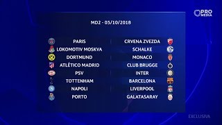 Previa UEFA Champions League Jornada 2 [upl. by Omiseno]