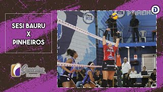 SESI Bauru x Pinheiros  Melhores Momentos  Superliga Feminina 2324 [upl. by Sile305]