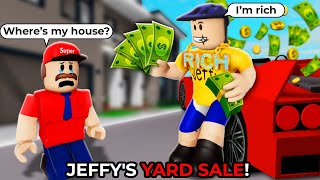 SML ROBLOX Jeffys Yard Sale  ROBLOX Brookhaven 🏡RP  Funny Moments [upl. by Clemence]