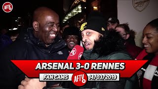 Arsenal 30 Rennes  Aubame Who Troopz [upl. by Aneloaup]