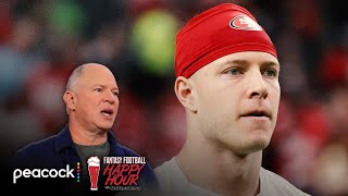 49ers Christian McCaffrey remains Berrys 101 for 2024 despite injury  Happy Hour  NFL on NBC [upl. by Cati]