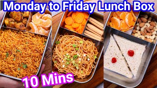 Monday 2 Friday Lunch Box Recipes  Just 10 Mins  Quick amp Easy Tiffin Box Recipes for Kids amp Adults [upl. by Fidelity]