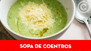 Sopa de Coentros Receita Rápida e Fácil [upl. by Oshinski308]