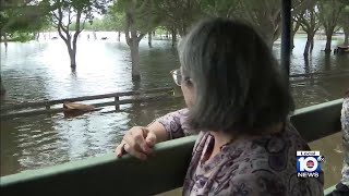 ‘Scary and sobering’ MiamiDade Cutler Bay mayors tour area facing ‘catastrophic’ floods [upl. by Magda]