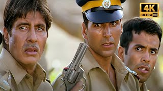 अक्षय कुमार अमिताभ बच्चन अजय देवगन का एक्शन सीन  Khakee  Akshay Kumar Ajay Devgn  Action Scene [upl. by Yna]