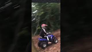 I’ll ride anything with an engine bikelife enduro race quad theronniewoodshow 0121 [upl. by Enra]