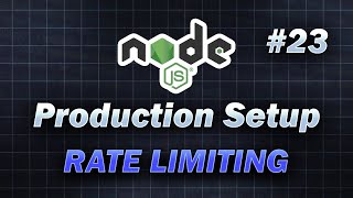 23  Rate Limiting  DDOS  Complete Node JS Production Setup  JavaScript  TypeScript coding [upl. by Sido280]