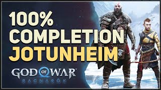 Jotunheim 100 Completion God of War Ragnarok [upl. by Aicilev]