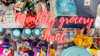 CHECKERS MONTHLY GROCERY HAUL 2024  WOOLWORTHS HAUL SOUTH AFRICAN YOUTUBER [upl. by Lesnah]