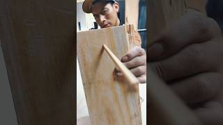 Como hacer tarugos de madera con destornillador woodworking carpinteroperuano carpentry [upl. by Ardnayek]