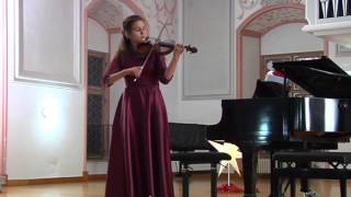 Anna SchweinbergerS Prokofjew Sonate für Violine solo op 115 [upl. by Sair]