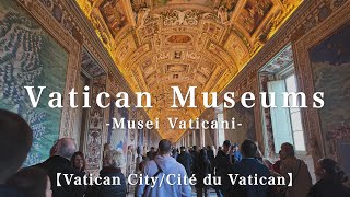 【4k Vatican2024】Musei VaticaniVatican MuseumsDJI Osmo Pocket 3バチカン市国virtual museumWalking Tour [upl. by Yennej]