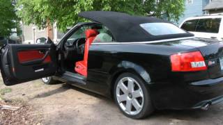 How to Manually Operate 2005 B6 Audi S4 Convertible Top [upl. by Clotilde566]