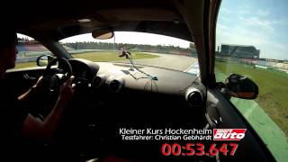 MTM Audi A1 Nardo Edition 500 PS Test Hockenheim sport auto Christian Gebhardt Onboard [upl. by Nosremaj]