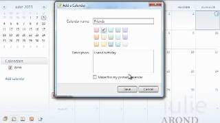 Using Windows 7  Add a Calendar [upl. by Rexferd635]