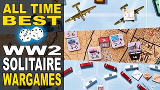 ALL TIME BEST WW2 SOLITAIRE WARGAMES  Top Solo Board Games [upl. by Ailenroc]