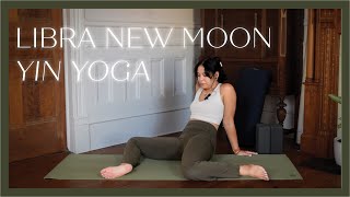 35 Min New Moon in Libra Yin Yoga  Balance amp Relationships [upl. by Arocat357]