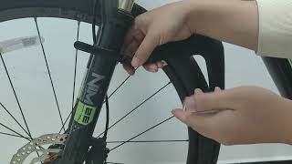 How to install RBRL New Arrival Bike Fender Suitable for Full Suspension Bike Italian language [upl. by Neau]