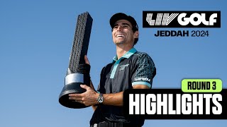 FULL HIGHLIGHTS Niemann Cruises To Another Win  LIV Golf Jeddah [upl. by Ainel]