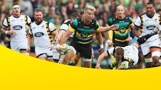 Northampton Saints v Wasps  Aviva Premiership Rugby 201617 [upl. by Cote]