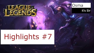 Leauge of Legends Highlights 7  Malzahar R Outplaybutton [upl. by Akinyt]