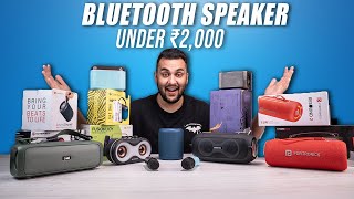 I Bought all the Best Bluetooth Speaker Under 2000 Rupees  RANKING [upl. by Marjorie]