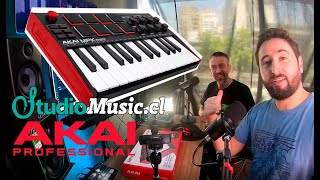 Akai MPK Mini Mk3 Review Completo y Tutorial en Español  StudioMusiccl [upl. by Nnayllehs]