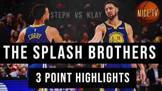 The Splash Brothers  Steph Curry Klay Thompson  3 point highlights [upl. by Amoreta573]