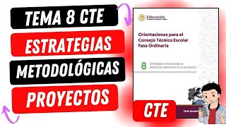 PASO A PASO TEMA 8 ESTRATEGIAS METODOLÓGICAS DIFERENTES A LOS PROYECTOS [upl. by Rannug]