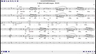 3 Quia fecit Rutter Magnificat SATB Bass [upl. by Rodriguez104]