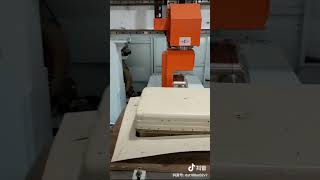 RBT BRAND ten axis CNC robot cutting drilling machine to produce high quality PC luggage shell [upl. by Torras]