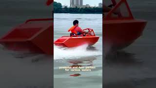 Mini jet boat surfing jetboat jetski karting shorts viral [upl. by Behre707]